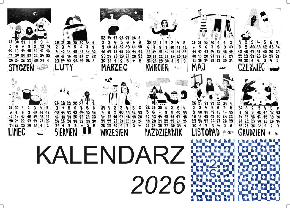 Kalendarz 2026 handmade