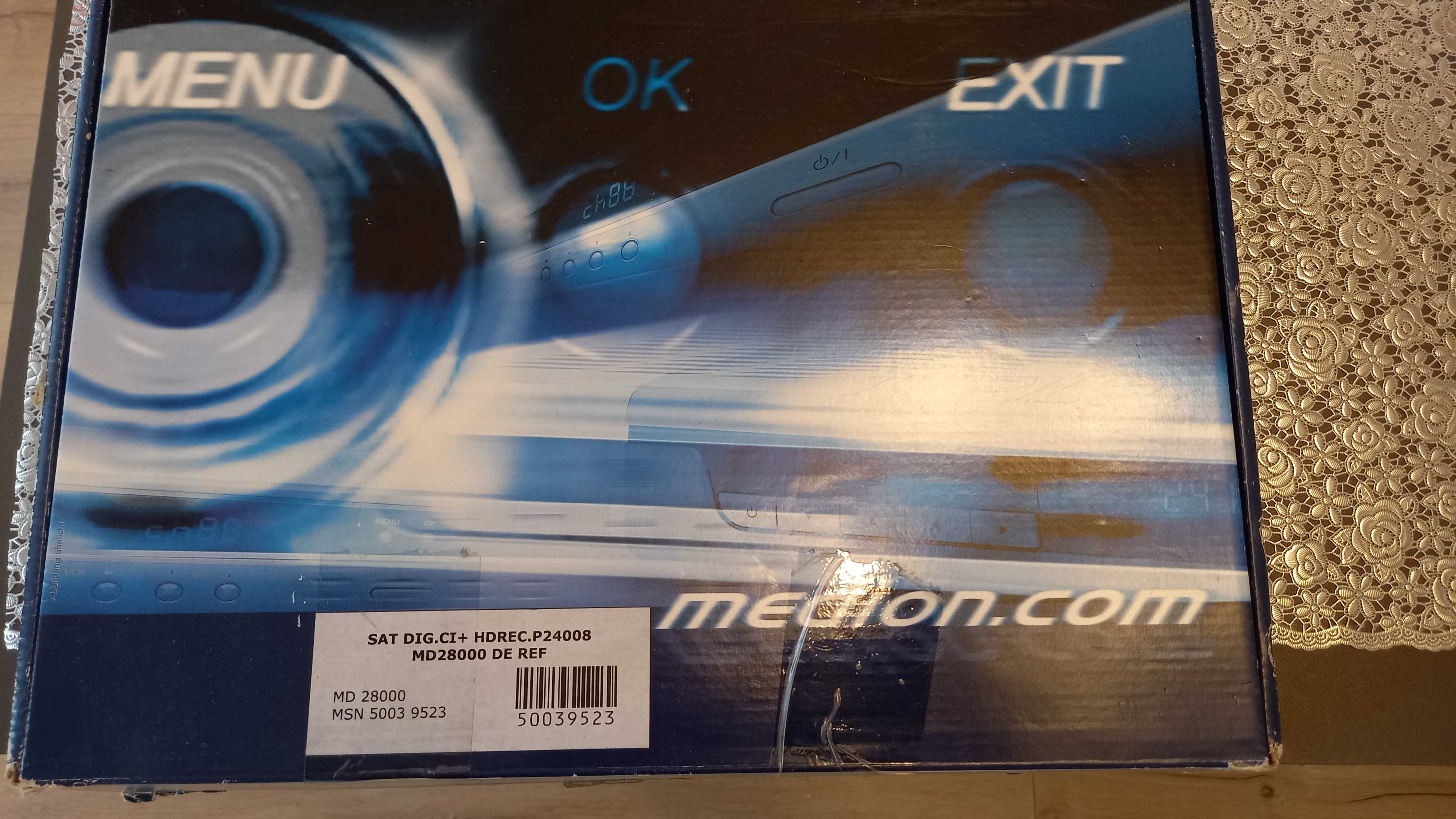Dekoder satelitarny HDMI, usb. pilot, FTA, gniazdo CL+