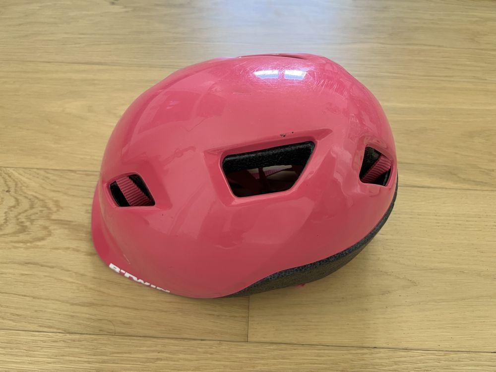 Capacete criança rosa Decathlon