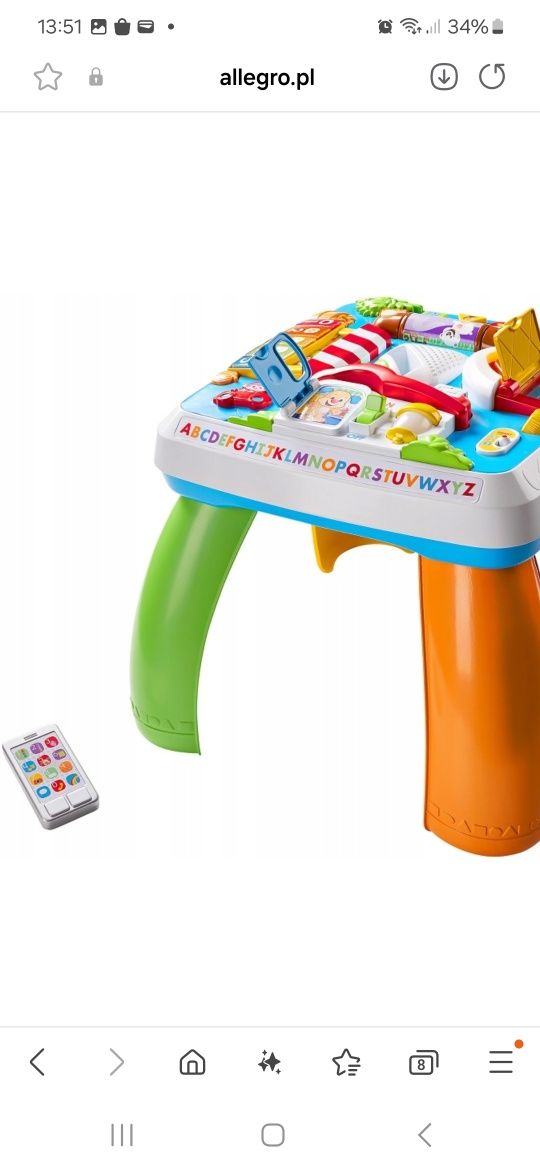 Stolik interaktywny fisher price
