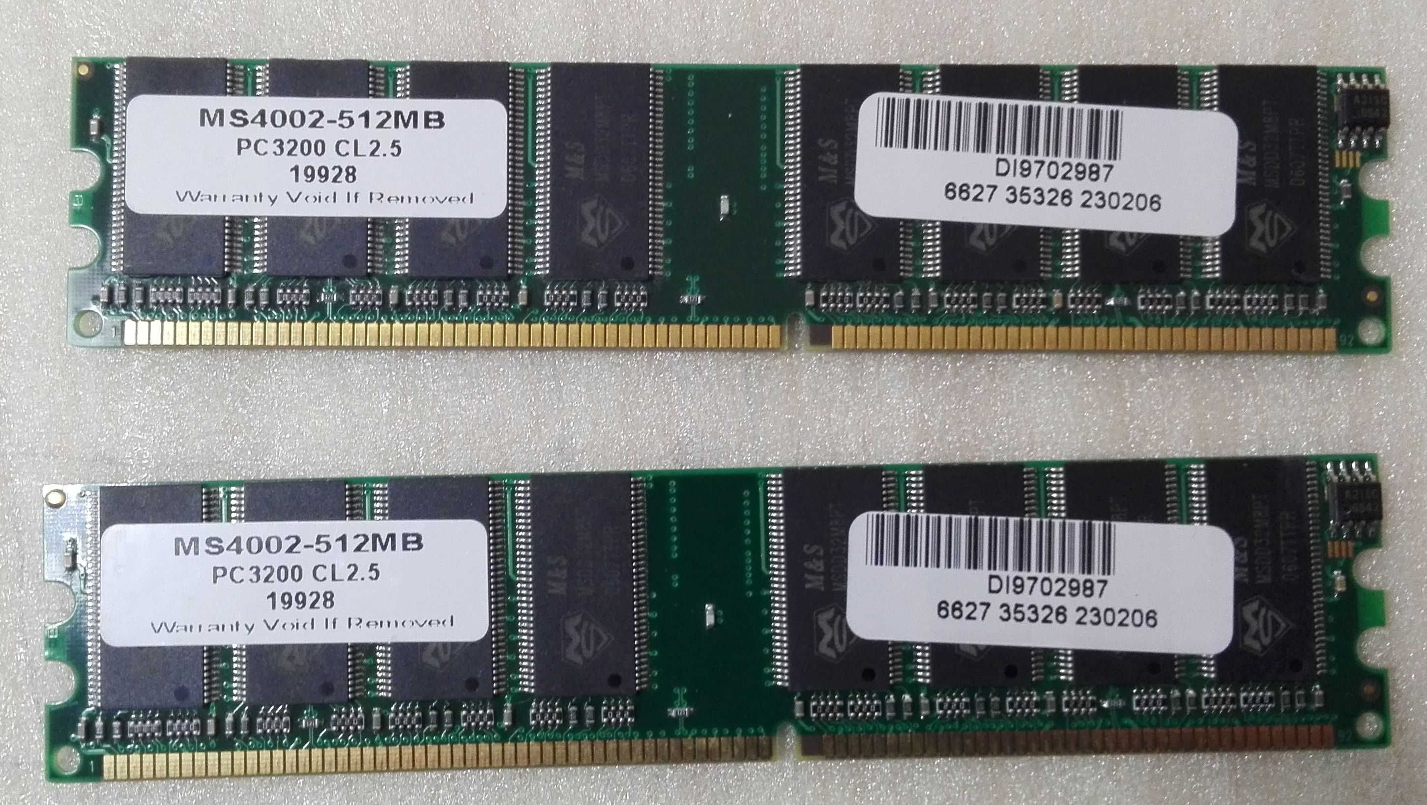 Memórias de 184 e 240 pinos (computadores antigos)