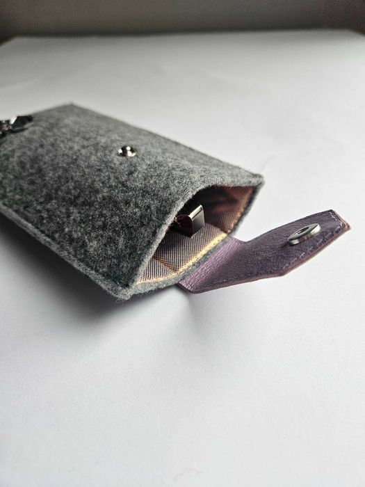 Etui na okulary / chusteczki filc - nowe