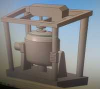 Креслення  Чертежи Автокад Компас реактор РП-500 формат А2 А1 цех 3D м