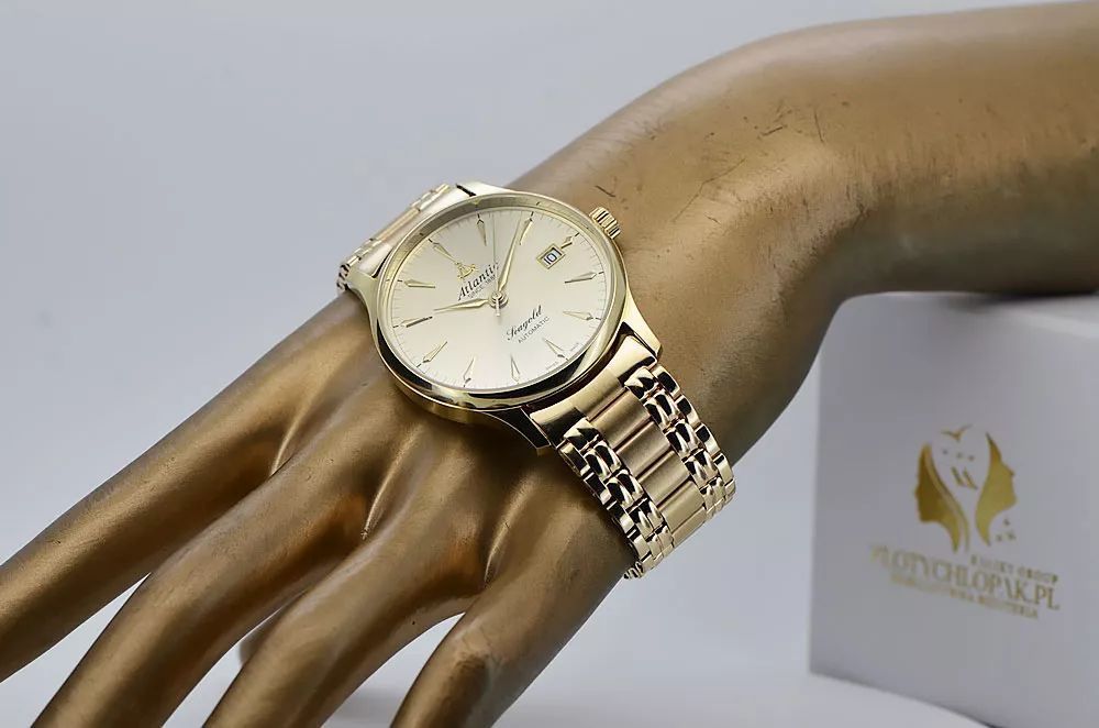 Złoty zegarek Seagold Atlantic 14k automat mw015y&mbw012yo Gdańsk