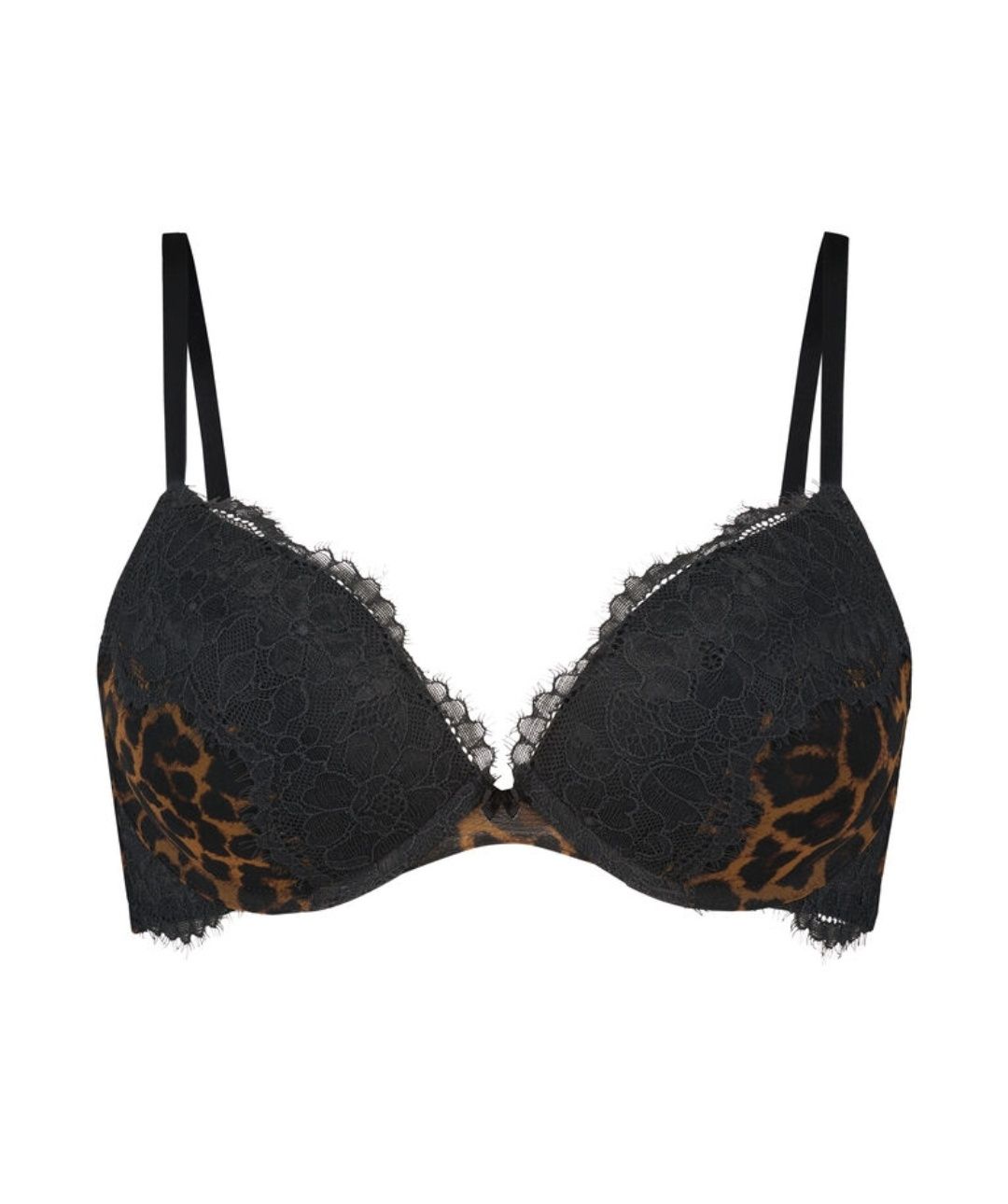 Леопардовий бюстгальтер з push-up  бренд hunkemoller
