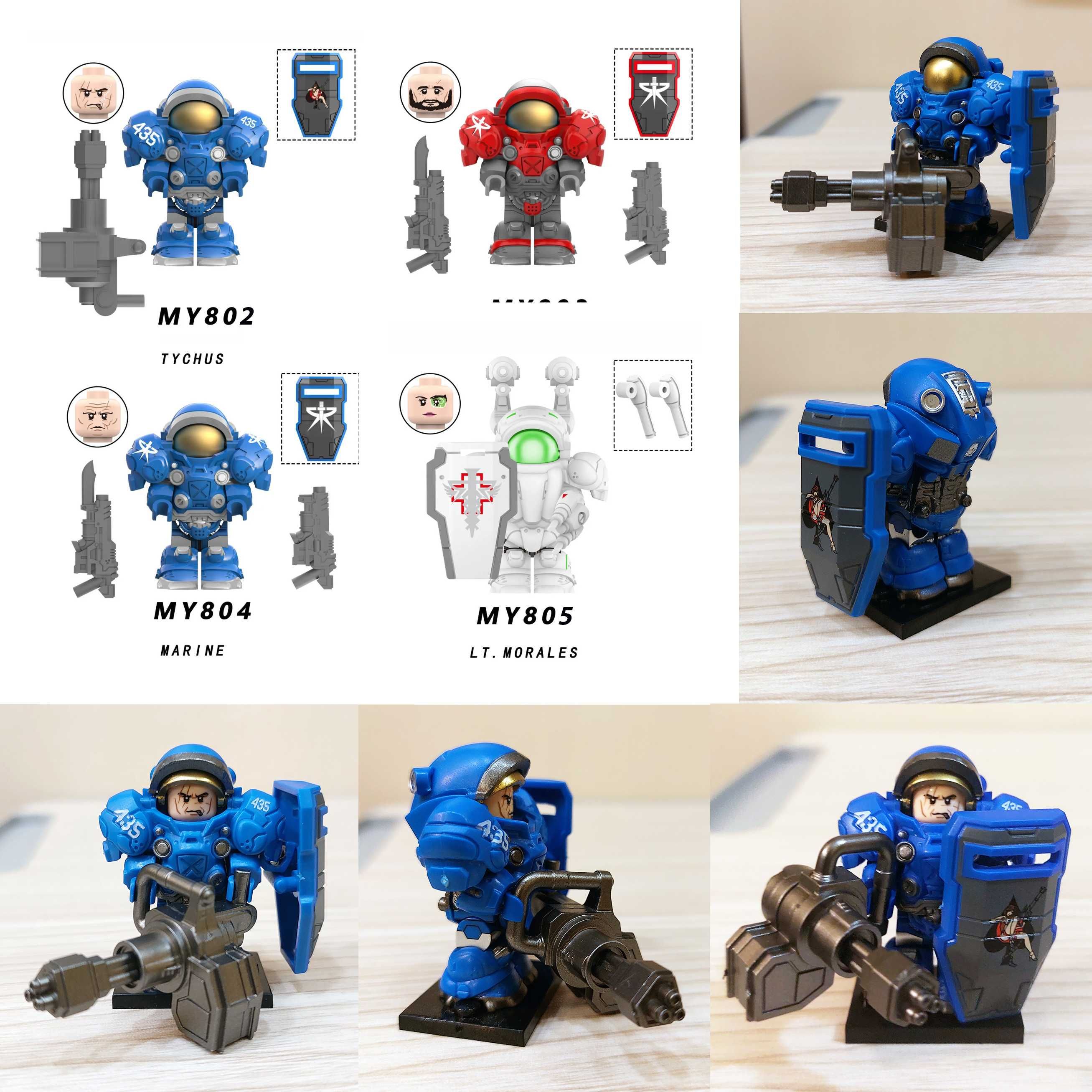 Мініфігурки Лего Warhammer Starcraft Warcraft RDR 2 Lego