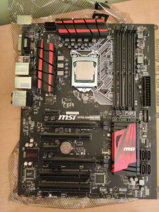 Комплектующие для ПК — i7-6700, MSI H170A, СВО, бонусом SSD и Wi-Fi