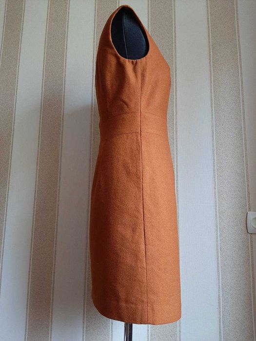 Сарафан-платье теплое, демисезонное, шерстяное. Сарафан ESPRIT.