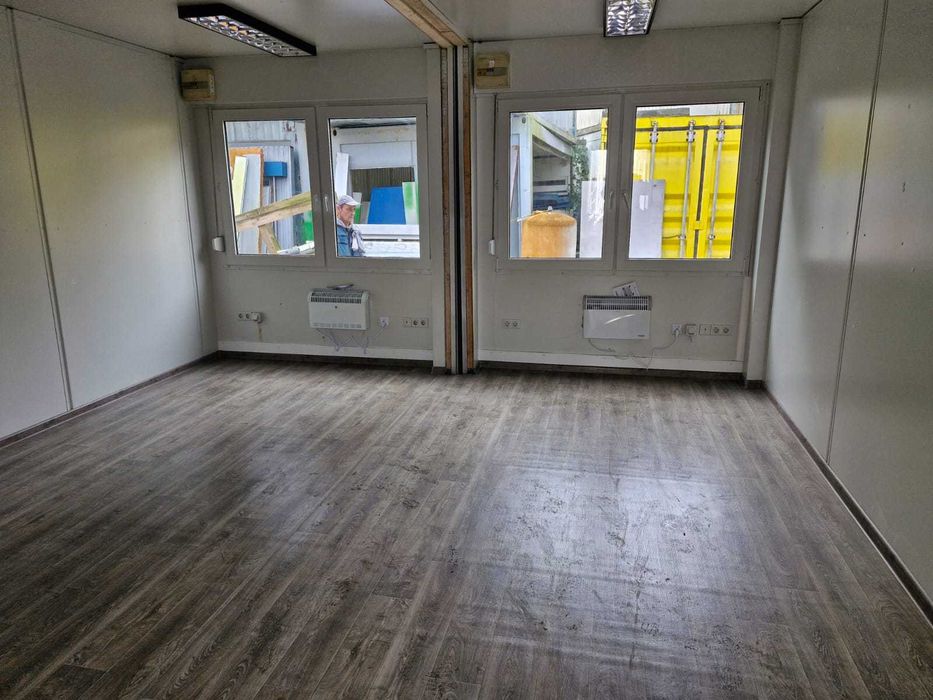 Podwójny kontener usługowy biurowy magazynowy mieszkalny 6x5m 27,40m2