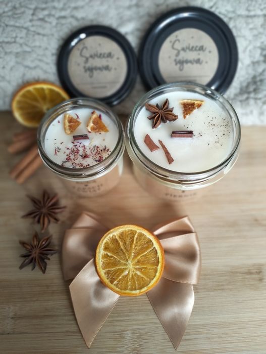 Świeca,świece sojowe zapachowe handmade,na prezent, podziękowanie