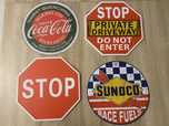 Decoração sinais placas garagem