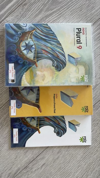 Manual, caderno de atividades e guião de leitura: Plural 9