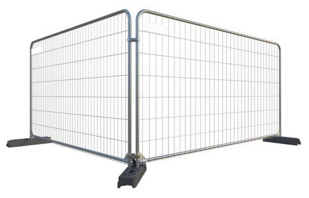 Zestaw ogrodzenia budowlanego panele ażurowe 105mb wzmocnione