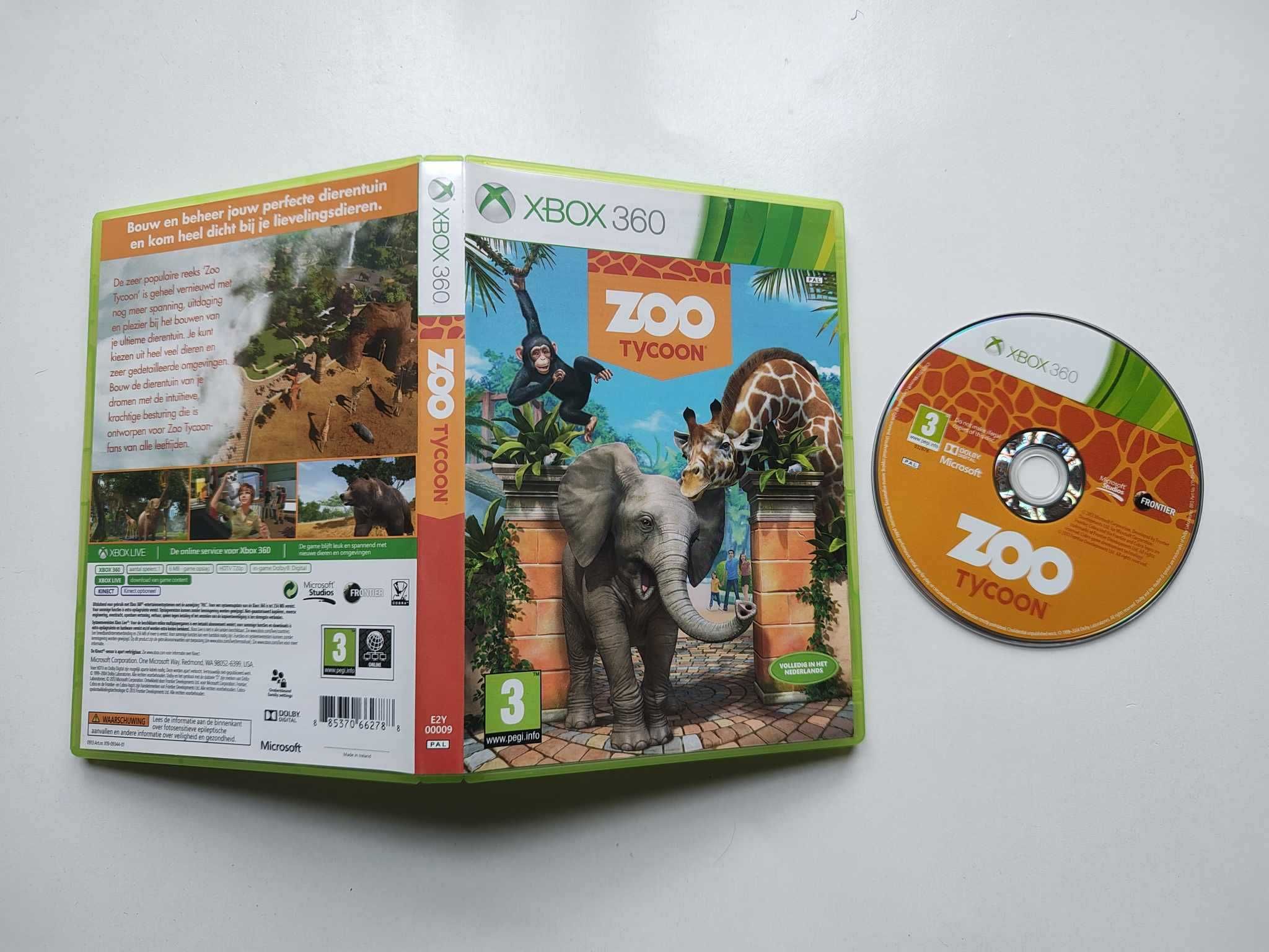 Gra Xbox 360 Zoo tycoon PL