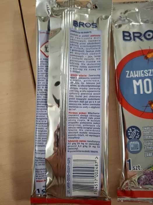 Zawieszka na Mole Lawenda 3 szt