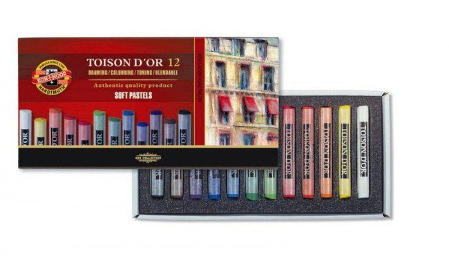 Toison D'Or Soft Pastels - 12 Colours In Cartbox