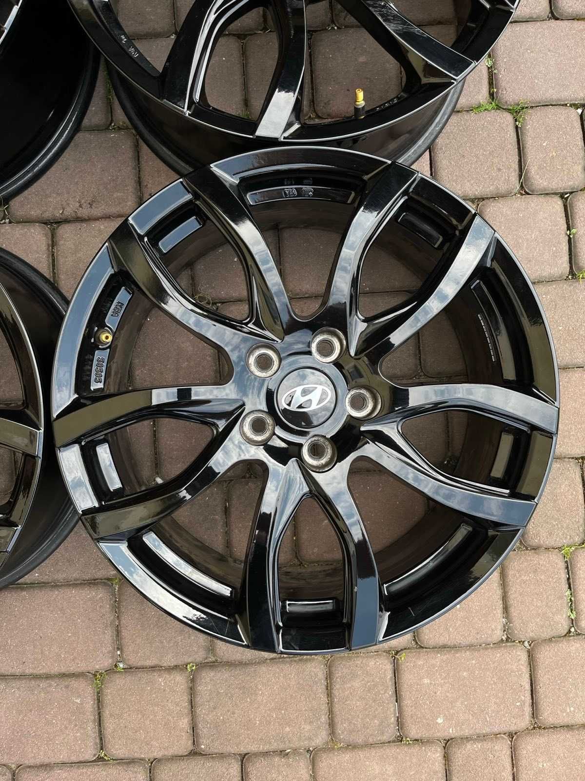 Alufelgi Hyundai 5x114,3 18  Czujniki Kona Tucson IX35 Sorento CZARNE