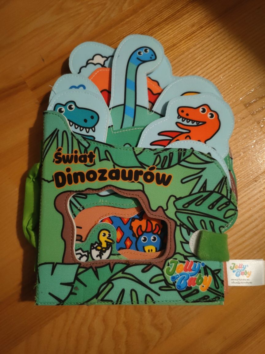 Miękka książeczka świat dinozaurów
