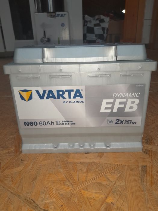 Akumulator VARTA EFB Dynamic 12V 60Ah 640A prawy+