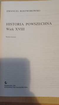 Historia Powszechna Wiek XVIII. Emanuel Rostworowski