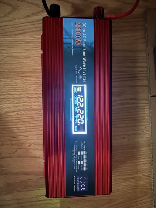 Интвертор 12-220в. Чистый синус, для котла, холодильника и др. бытовых