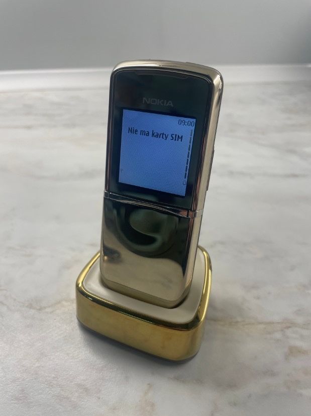 Nokia 8800 Sirocco Gold 24k + stacją lądującą