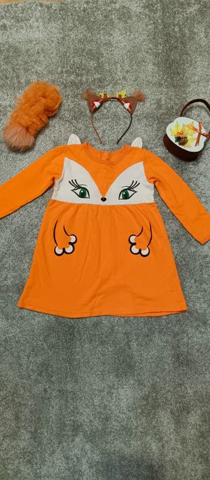 Карнавальний костюм Лисичка на 3р. 92-98см