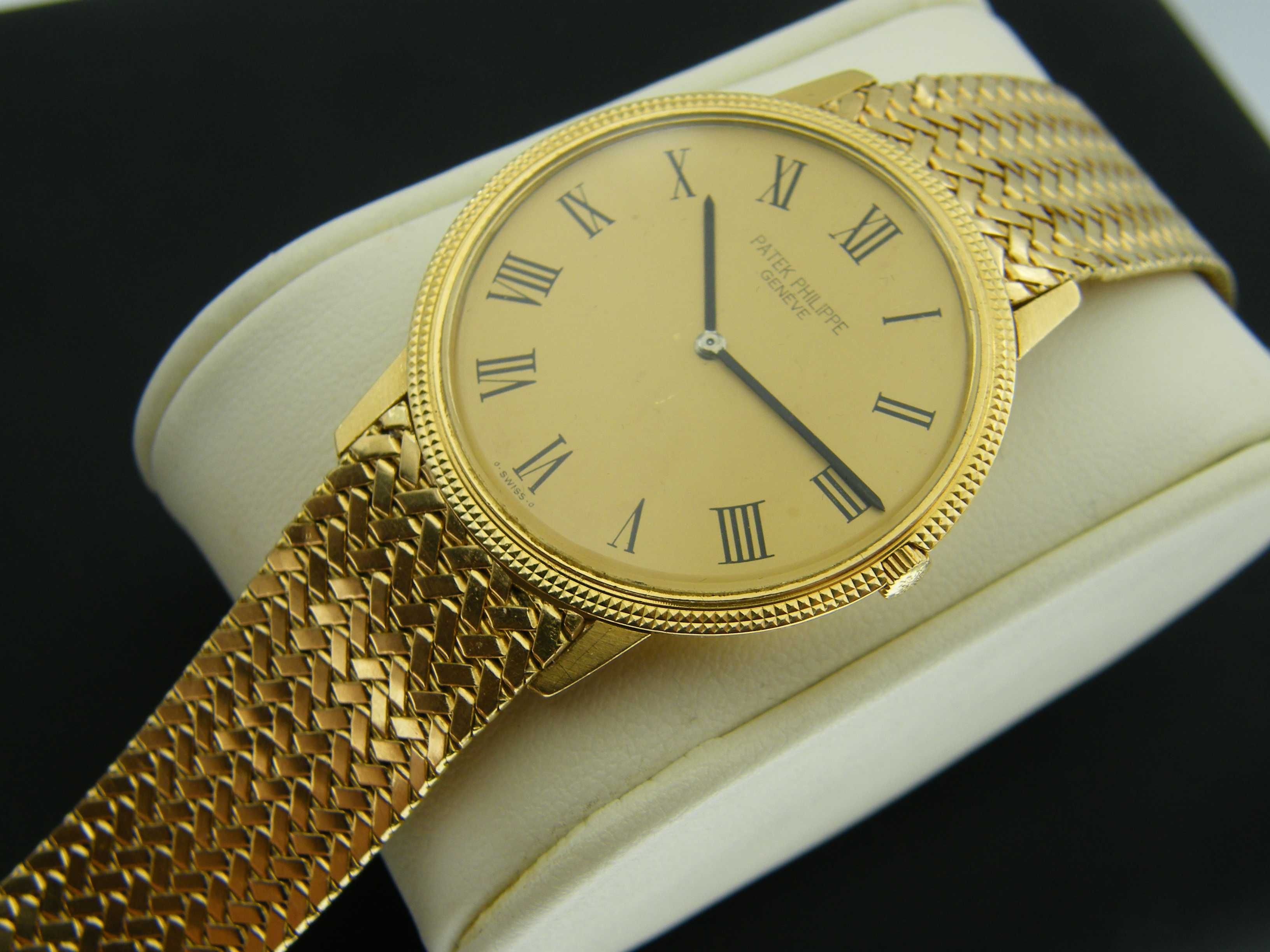Patek Philippe Calatrava na Bransolecie w 18k Złocie Pr.0750 ref: 3590