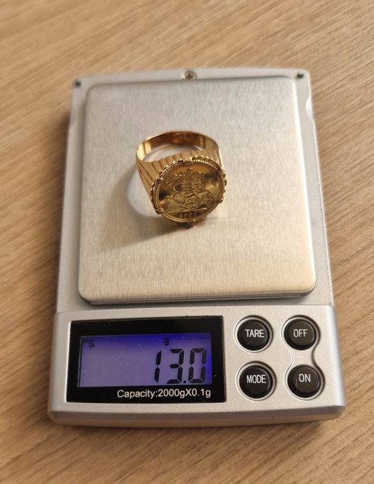 Anel Meia Libra Ouro 19k / 22k