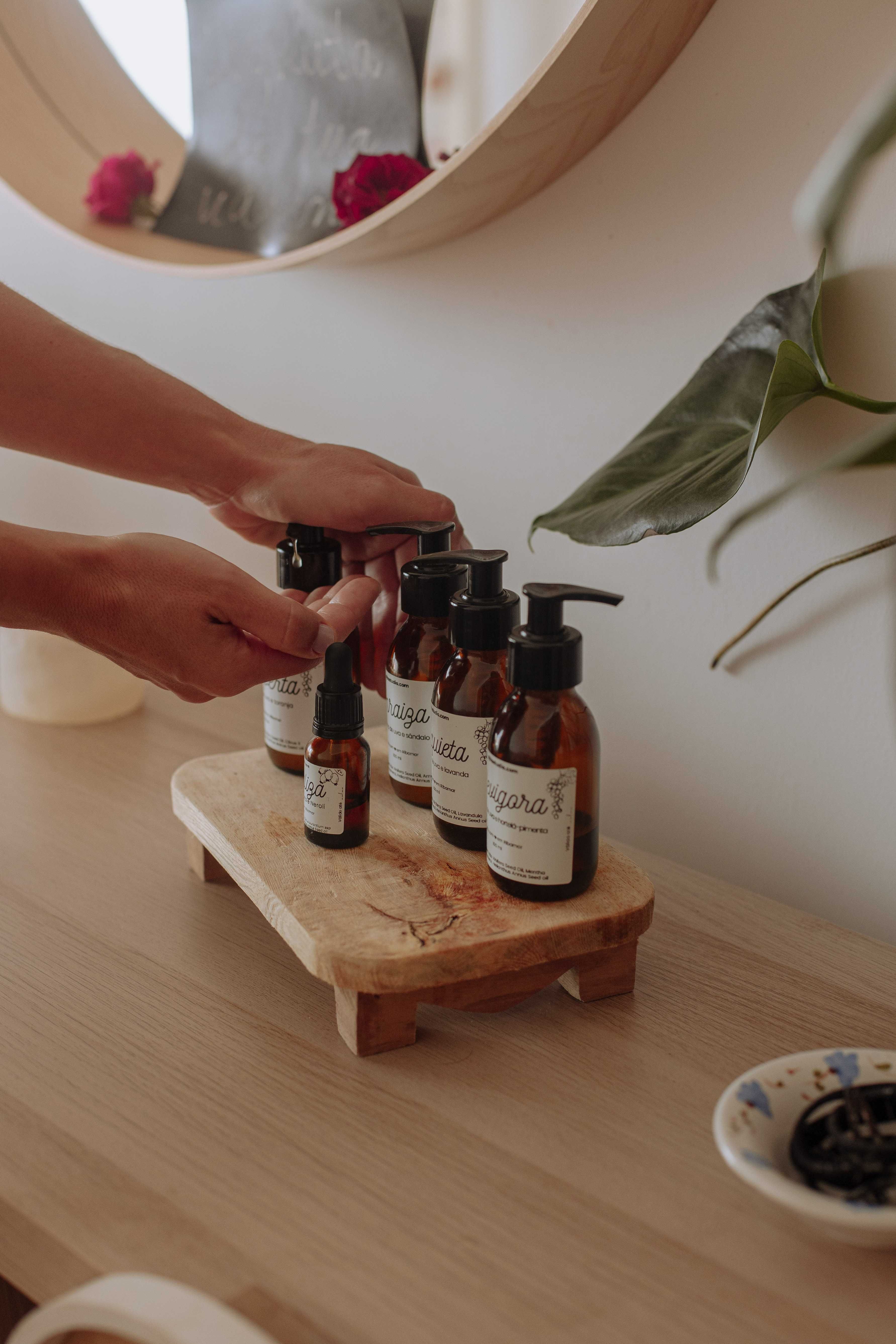 Óleos Corporais e Faciais 100% naturais