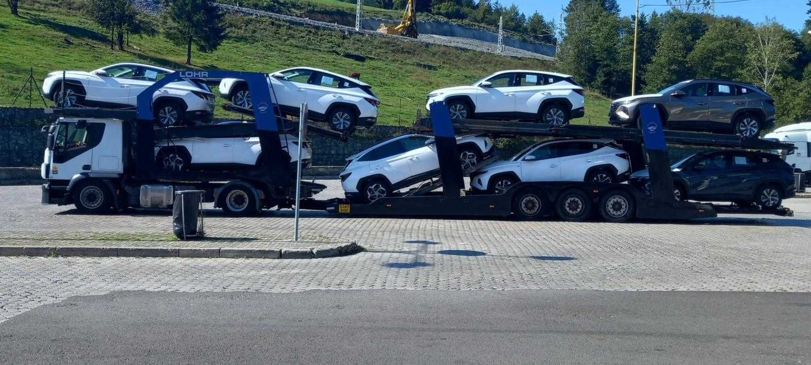 Eurolohr - zabudowa , autotransporter Lohr ehr 300