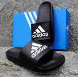 (1444) Чоловічі сланці Adidas шльопанці тапочки чорні (40-44) адідас