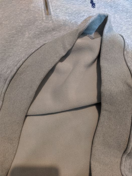 Szara Bluza half-zip quarter-zip Polo Ralph Lauren