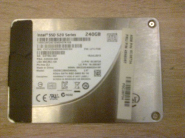 Okazja - Dysk Specjalny SSD 240GB Intel 520 Series