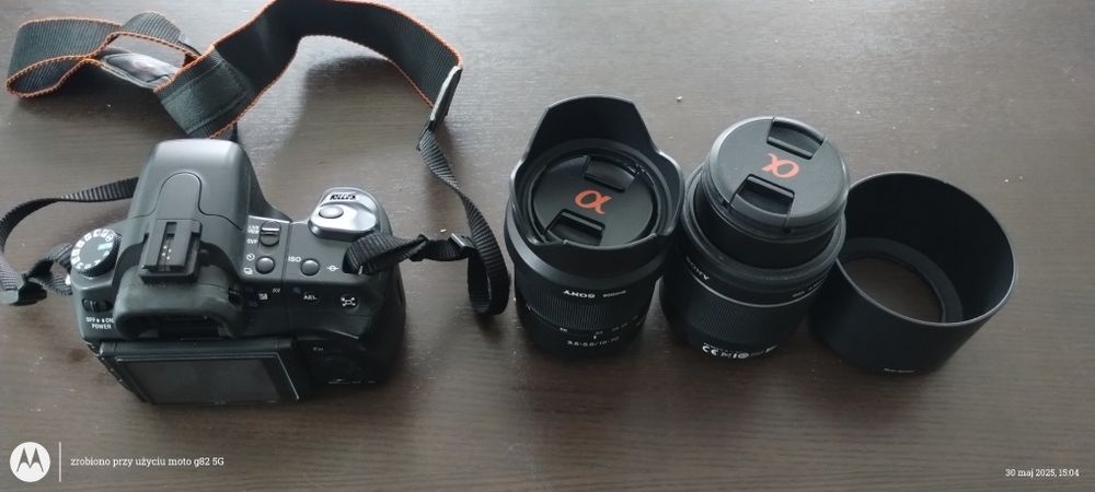 Sony aparat Sony DSLR-A300+obiektyw SAL55200-2