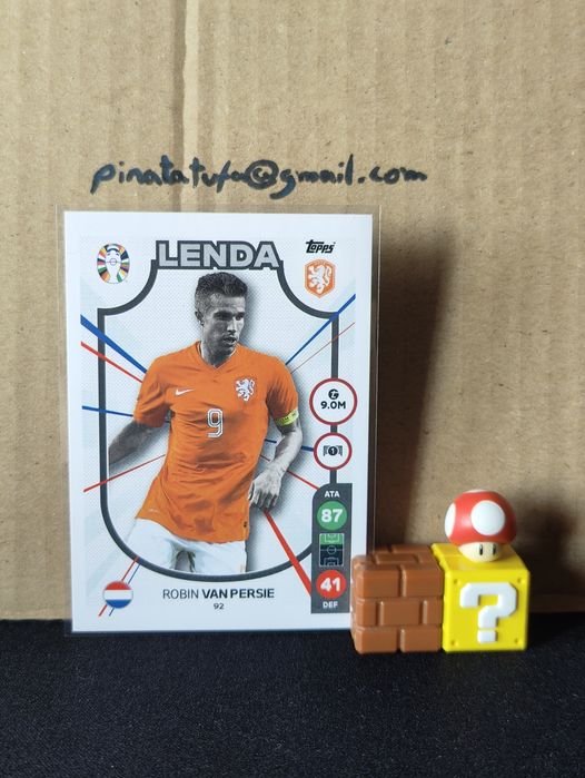 Carta Topps Robin van Persie – Lenda (Coleção Euro 2024)
