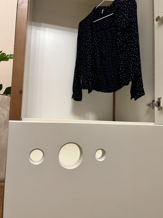 Zestaw mebli dziecięcych PINIO - szafa, komoda, regał i półka