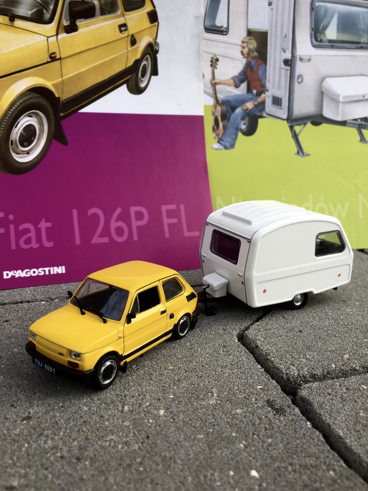 Czasopismo FIAT 126P FL +NIEWIADÓW N126-auta PRL,model,autka,kolekcja