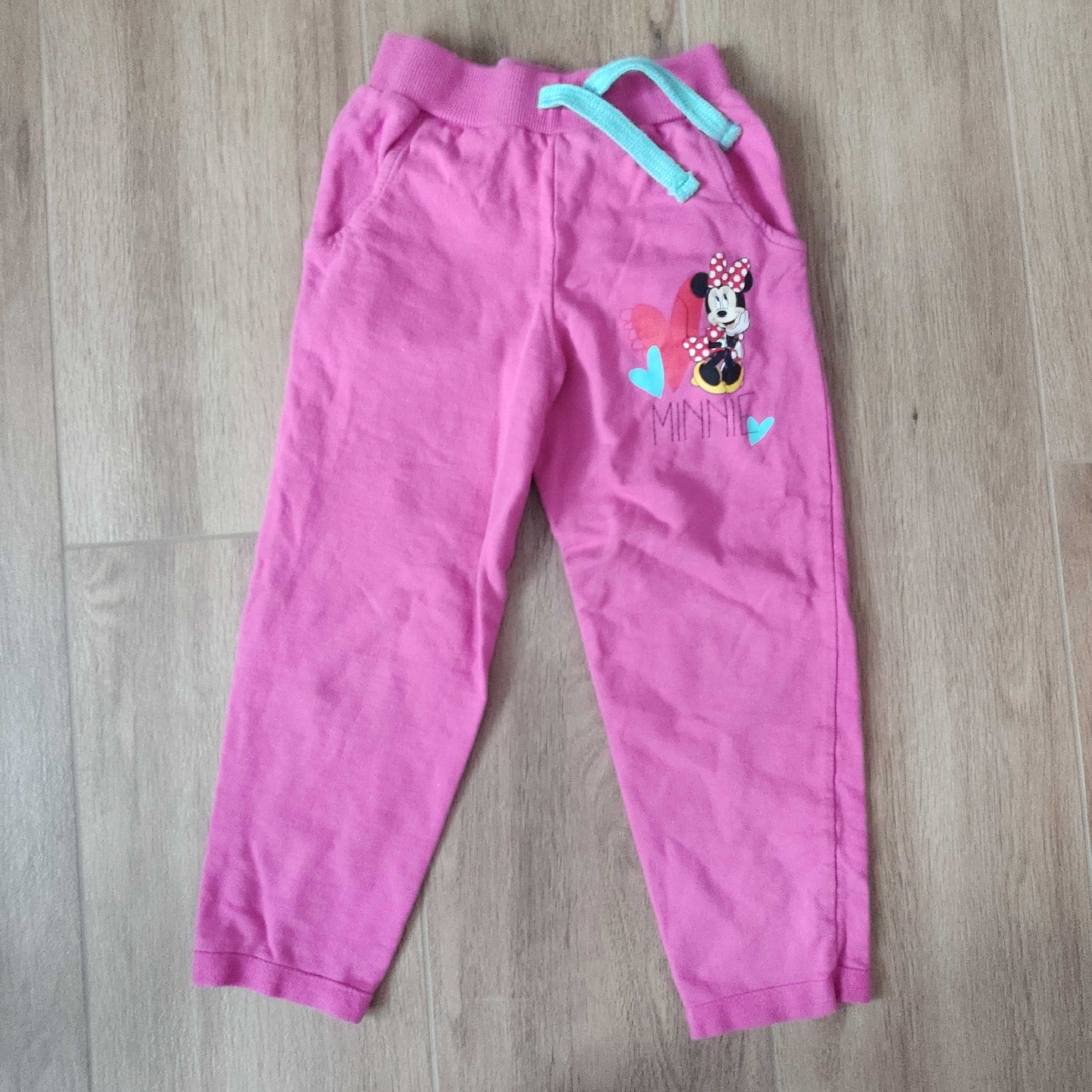 Spodnie dresowe 104/110 Minnie Disney dla dziewczynki