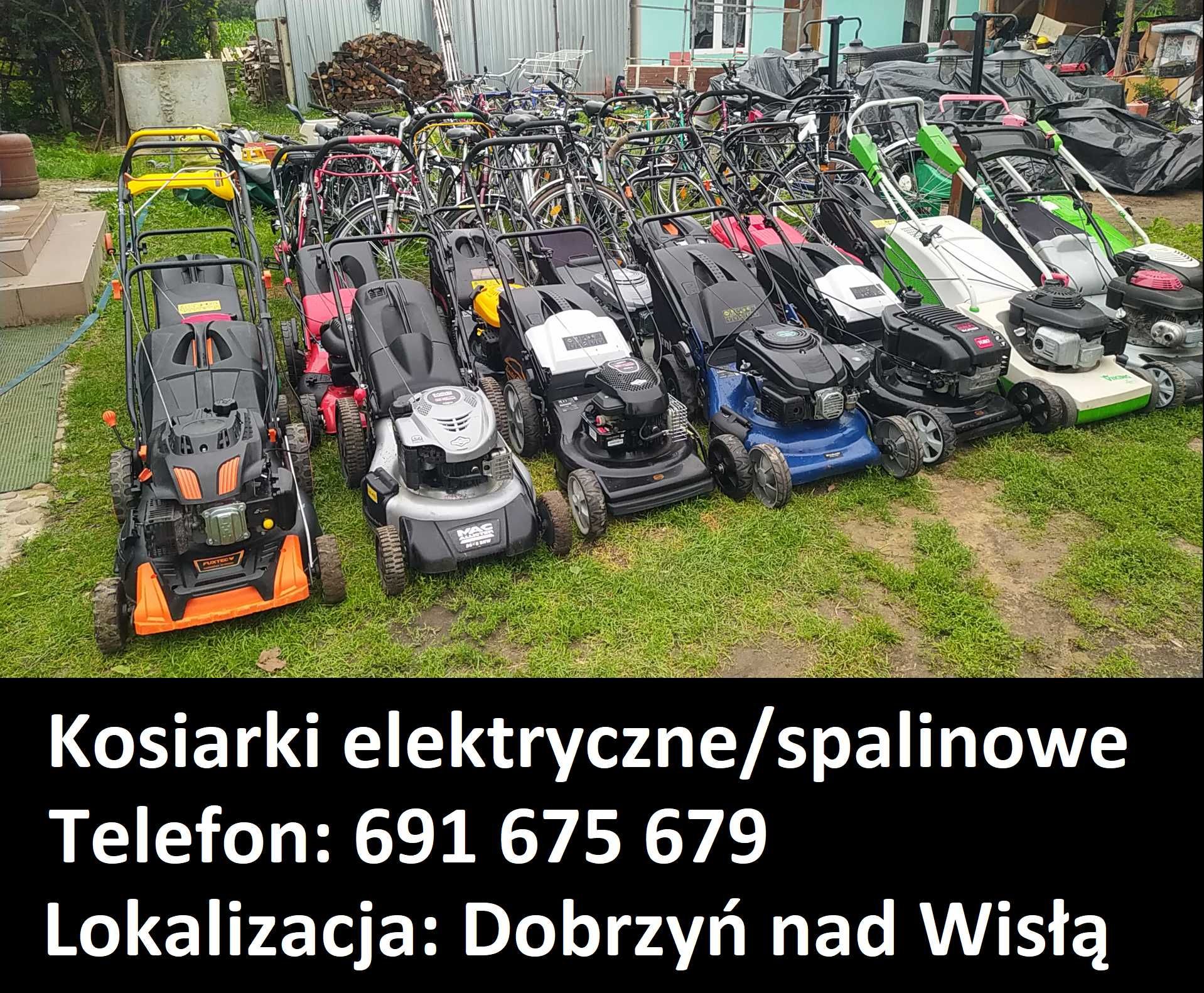 Kosiarka spalinowa - silniki B&S/Honda/wyrzut boczny/kosz/napęd