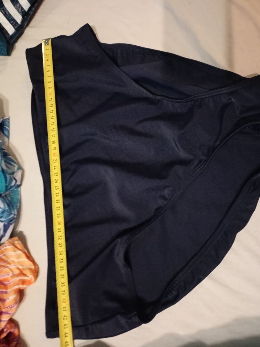 Granatowy kostium strój kąpielowy dół figi 50 24 plus size nowe