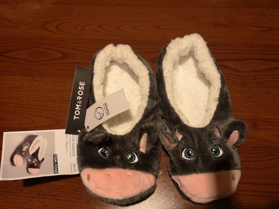 Ciepłe kapcie roz. 38-39