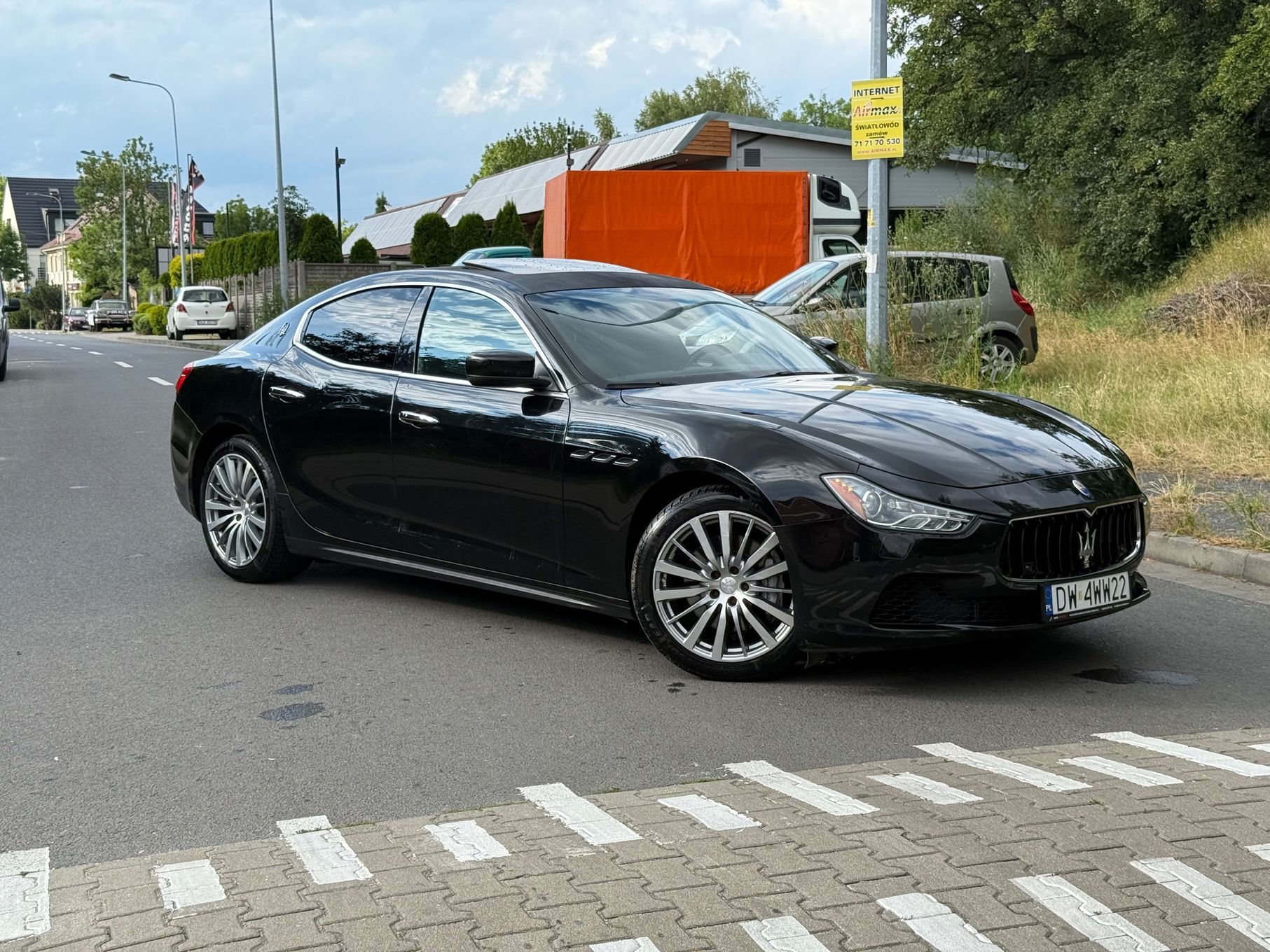 Maserati Ghibli 3.0 Szybercdach/Led/Zarejestrowany w PL/ 2WD