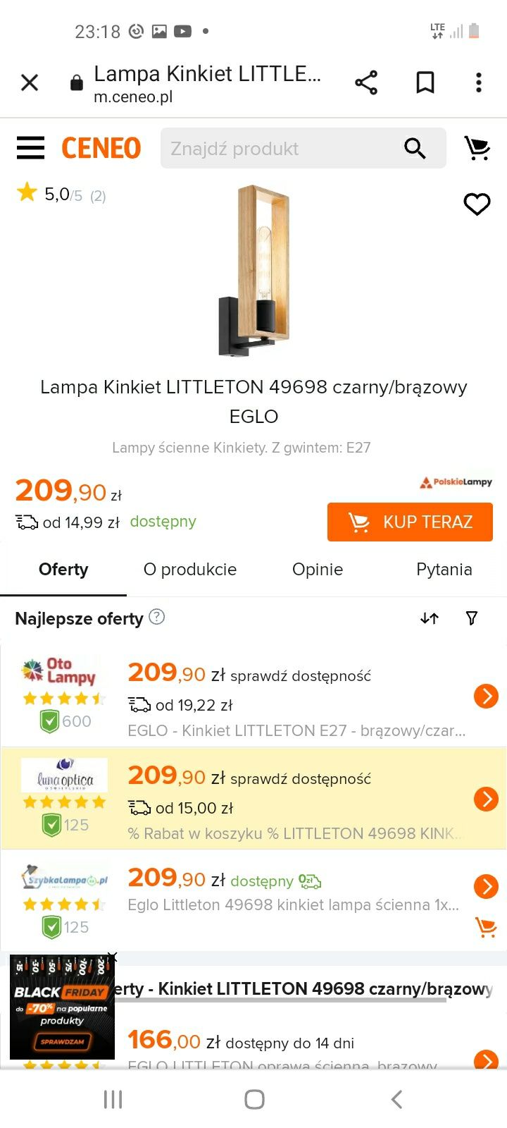 Lampa zyrandol            .