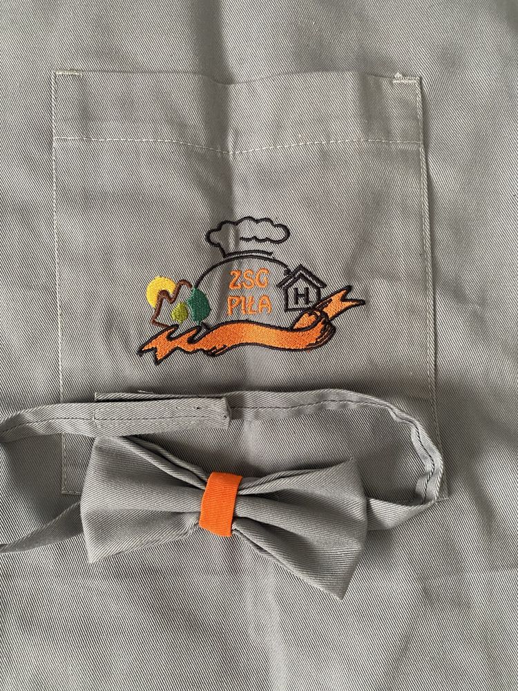 Uniwersalna Szara zapaska oraz muszka