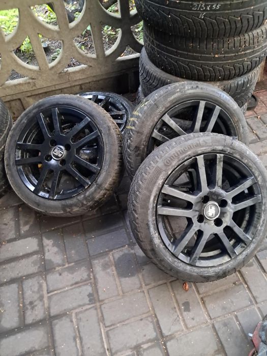 Koła kompletne aluminiowe  4x100 6x15  opony zimowe  165x60 x15