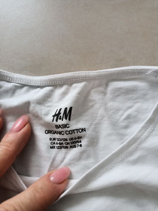 Bluzeczki 2szt.  h&m rozm 122/128