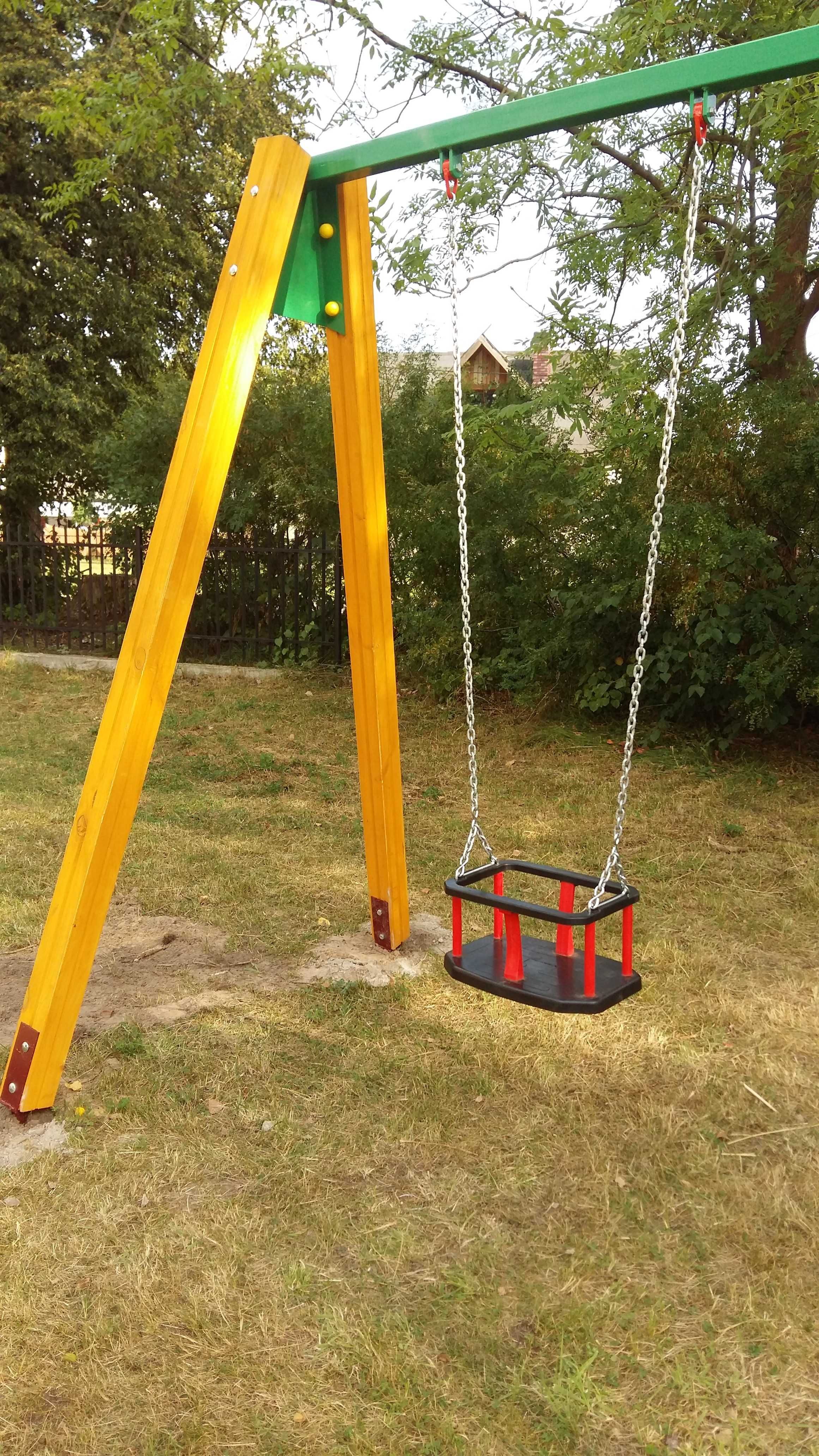 Huśtawka na plac zabaw z certyfikatem 2 osobowa