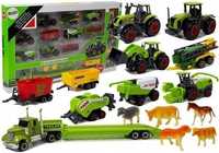 Zestaw Pojazdów Rolniczych Z Figurkami, Leantoys
