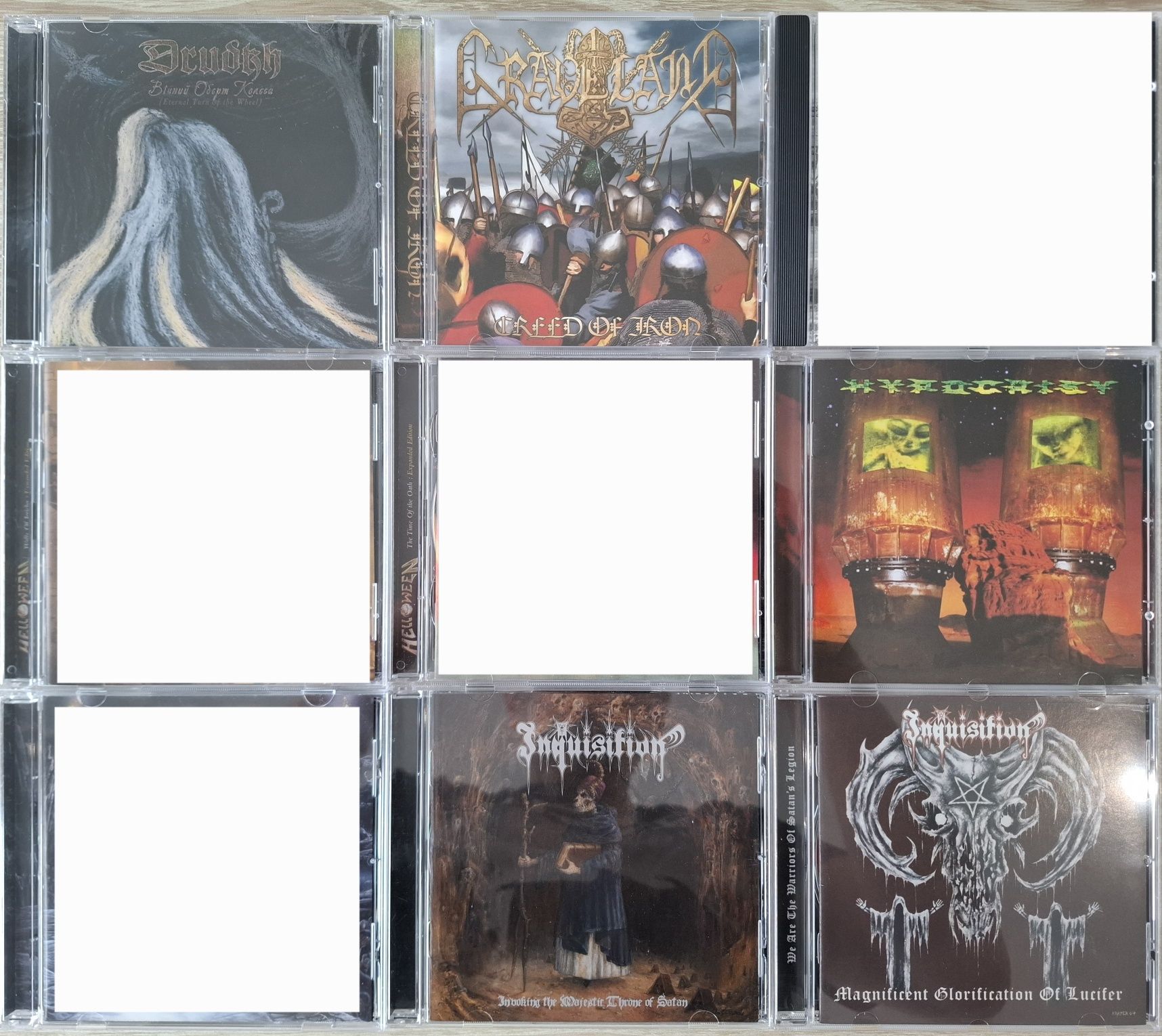 Vários cds de Metal